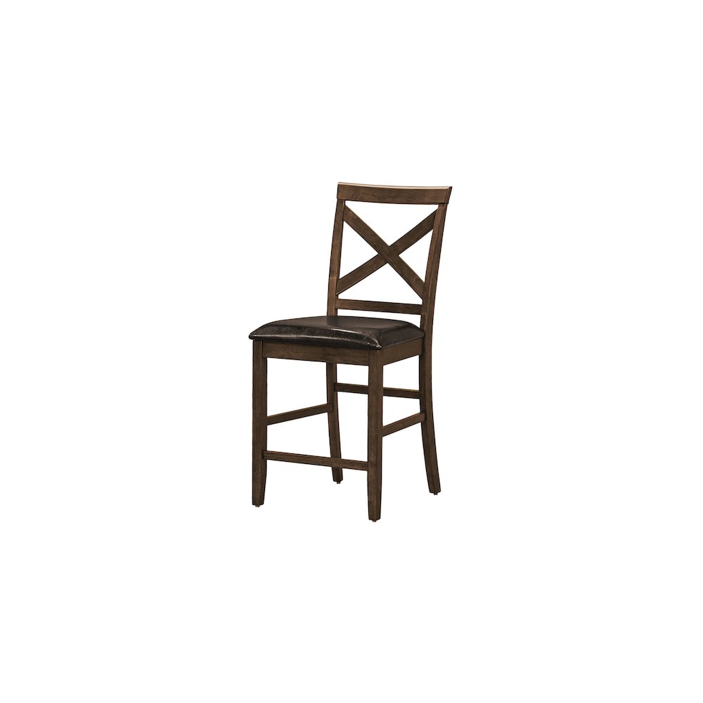 Damask - Dining Chair 44" Height Set Of 2 Side Upholstered Counter