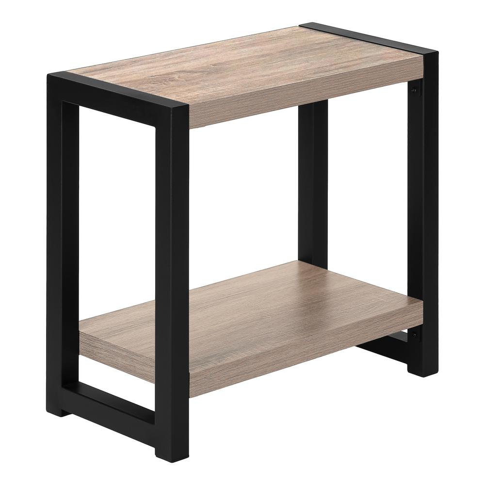 Rona - Accent Table Side End Narrow Small 2 Tier Living Room