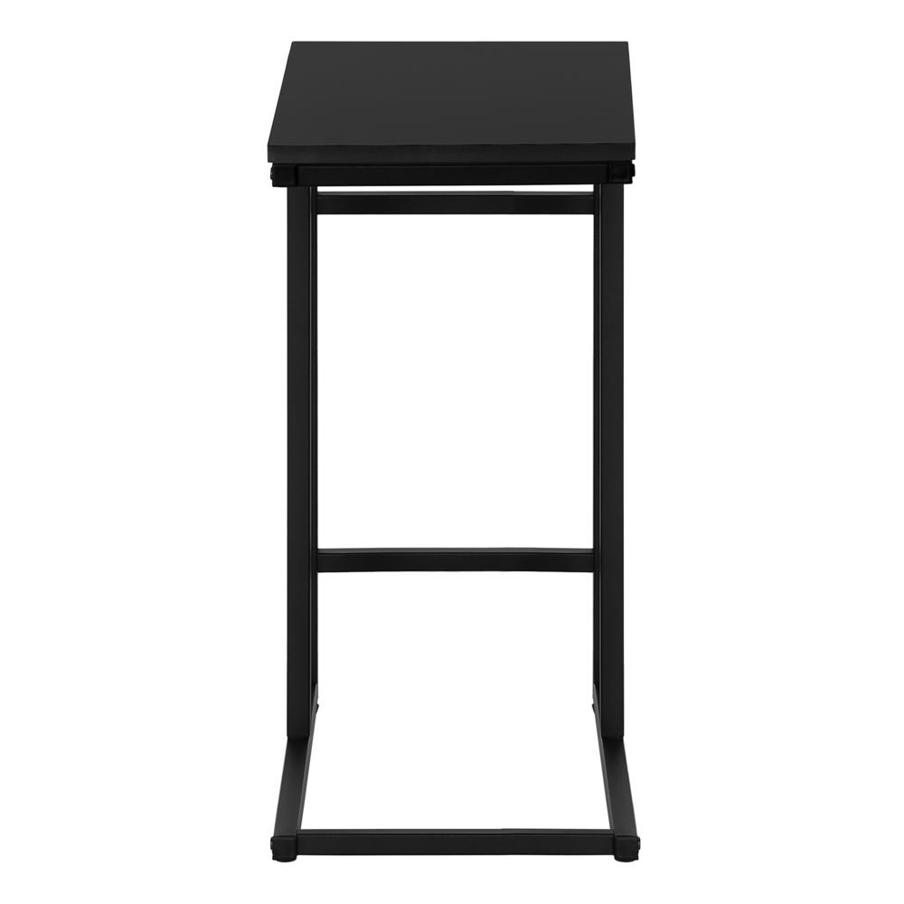 Harvey - Accent Table C-shaped End Side Snack Living Room Bedroom Black