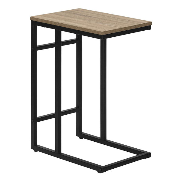 Bianchi - Accent Table C-shaped End Side Snack Living Room Bedroom Brown