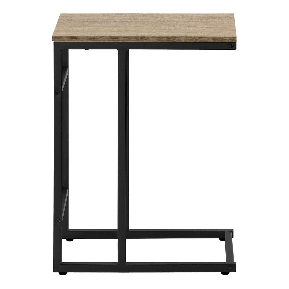 Bianchi - Accent Table C-shaped End Side Snack Living Room Bedroom Brown