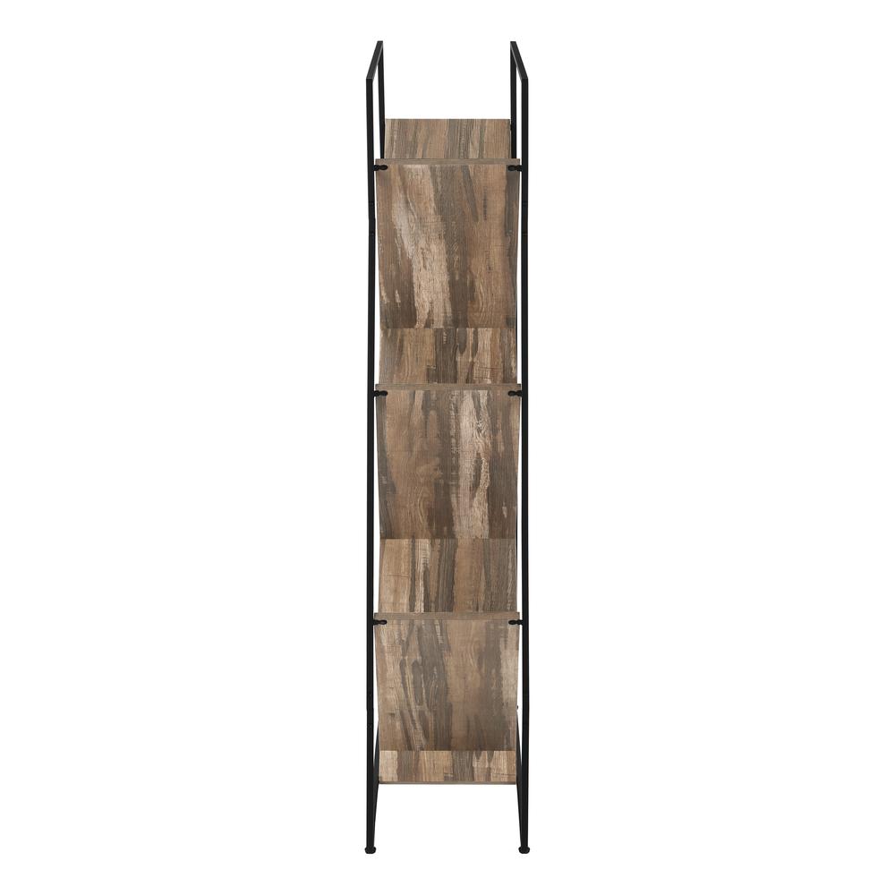 Touchstone - Bookshelf Bookcase Etagere 3 Tier 60"H Office Bedroom Black Laminate