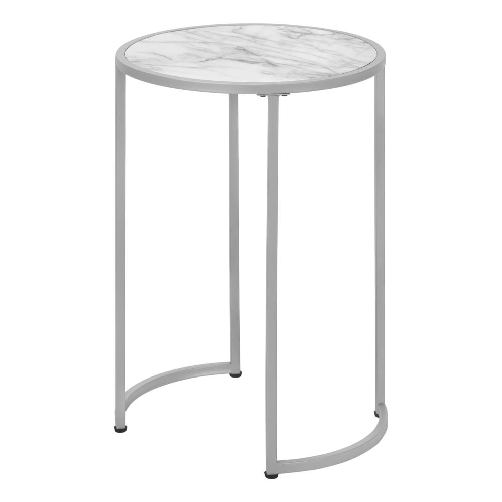 Boyet - Accent Table Side Round End Nightstand Lamp Living Room Bedroom