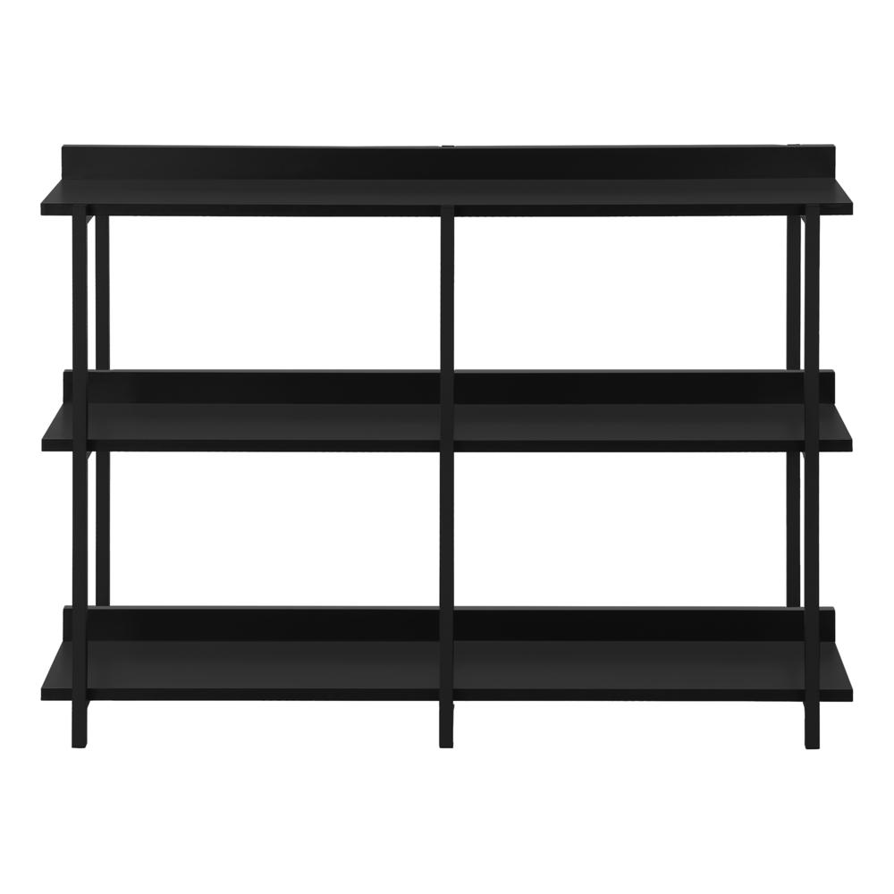 Horn - Accent Table Console Entryway Narrow Sofa Living Room Bedroom Black