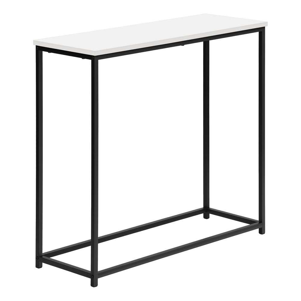 Iveliz - Accent Table Console Entryway Narrow Sofa Living Room Bedroom White