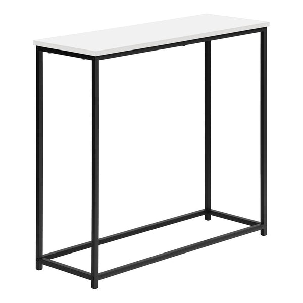 Iveliz - Accent Table Console Entryway Narrow Sofa Living Room Bedroom White