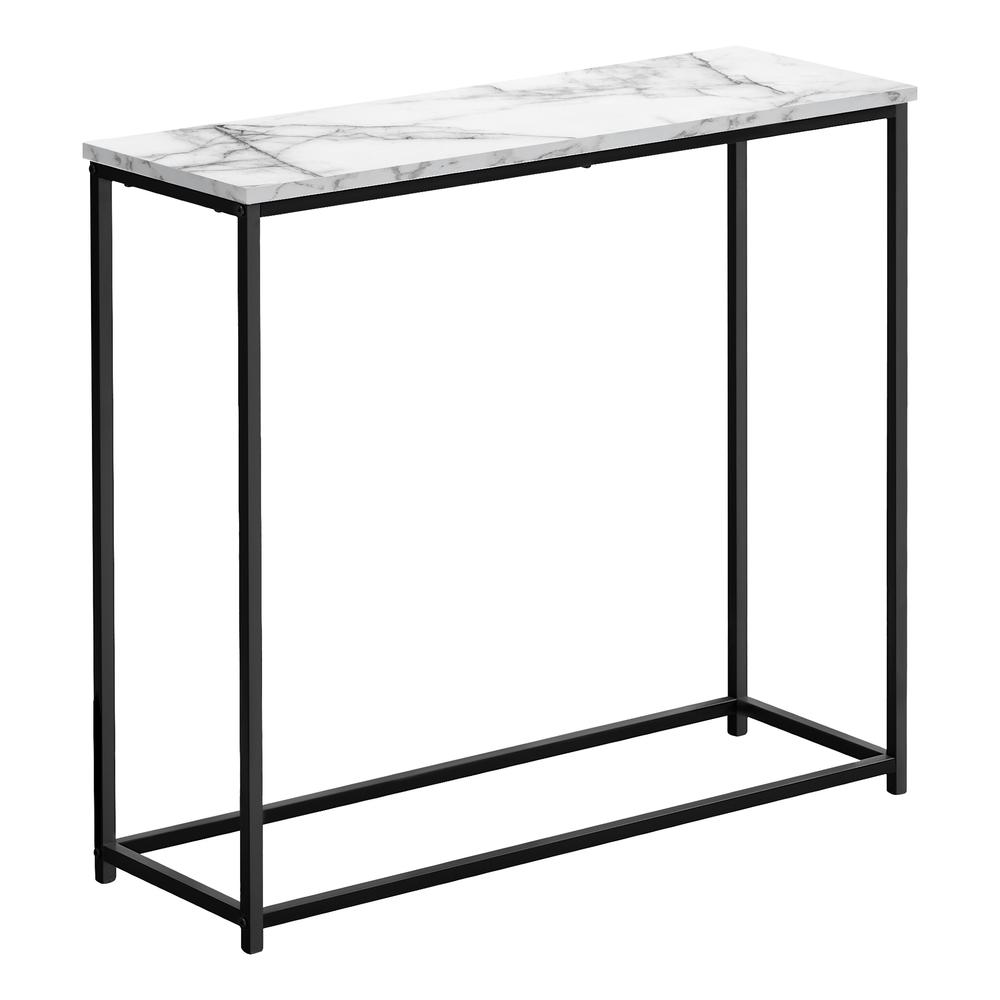 Alonzo - Accent Table Console Entryway Narrow Sofa Living Room Bedroom White