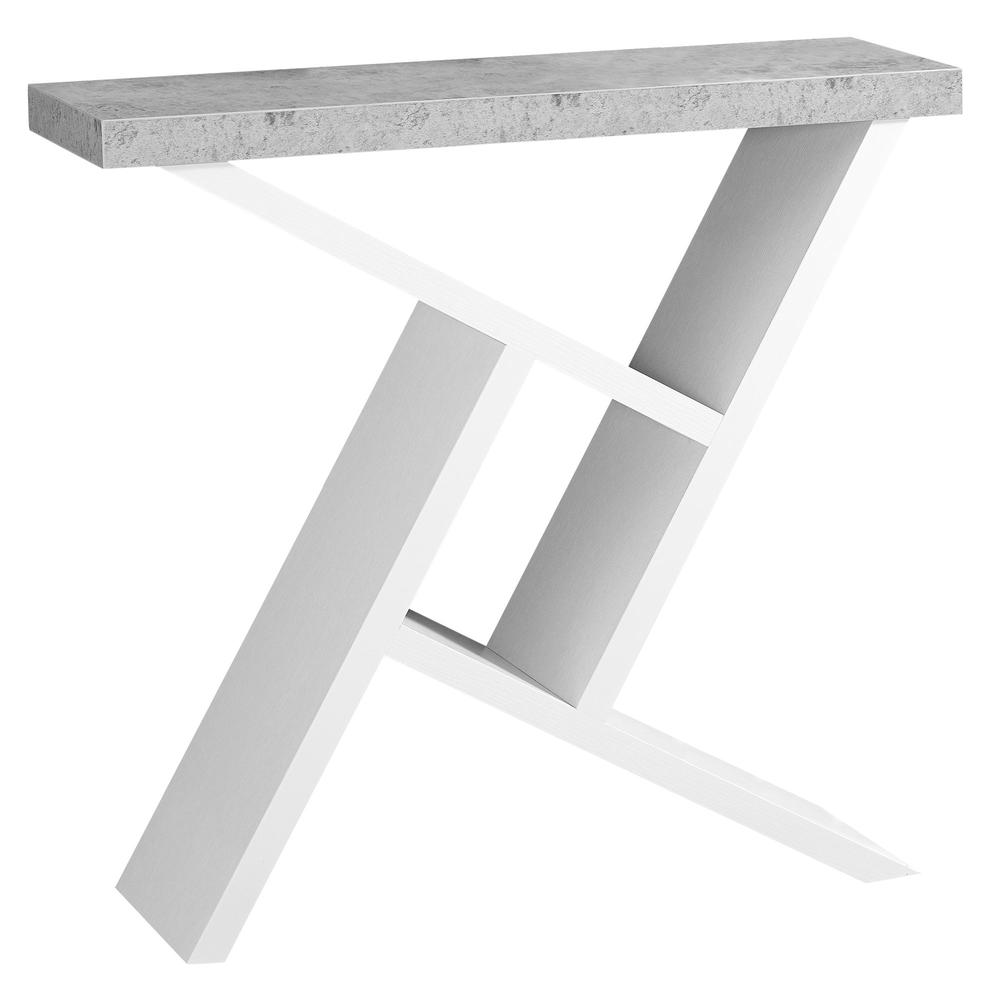 Alyona - Accent Table Console Entryway Narrow Sofa Living Room Bedroom Grey