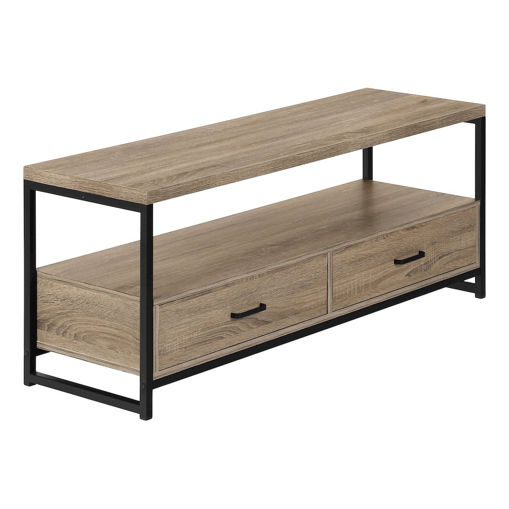 Hildon - Tv Stand 48 Inch Console Media Entertainment Center Storage Drawers