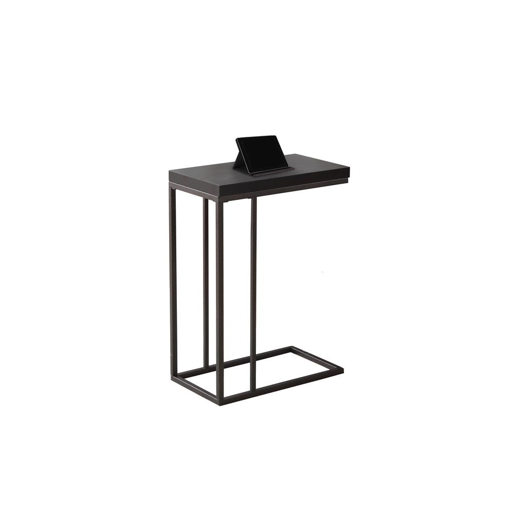 Nikko - Accent Table C-shaped End Side Snack Living Room Bedroom Brown