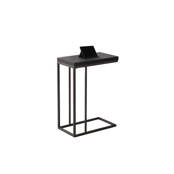 Nikko - Accent Table C-shaped End Side Snack Living Room Bedroom Brown
