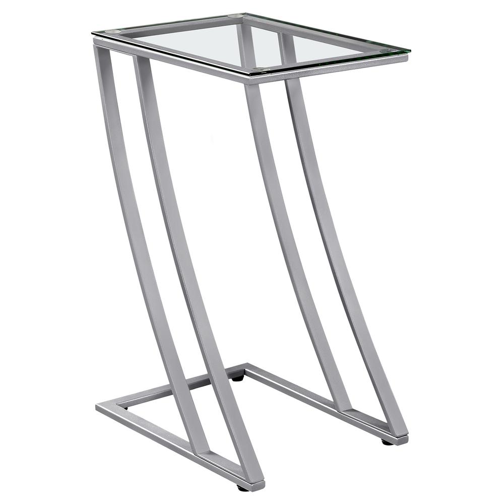 Ellingham - Accent Table C-shaped End Side Snack Living Room Bedroom Tempered