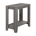 Sugar - Accent Table Side End Nightstand Lamp Living Room Bedroom Grey