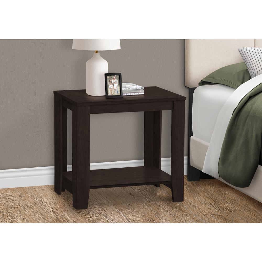 Latina - Accent Table Side End Nightstand Lamp Living Room Bedroom Brown