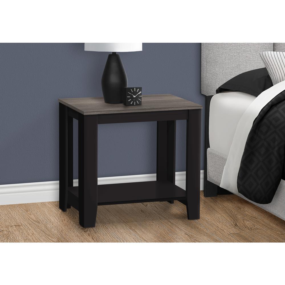 Yashiya - Accent Table Side End Nightstand Lamp Living Room Bedroom Black