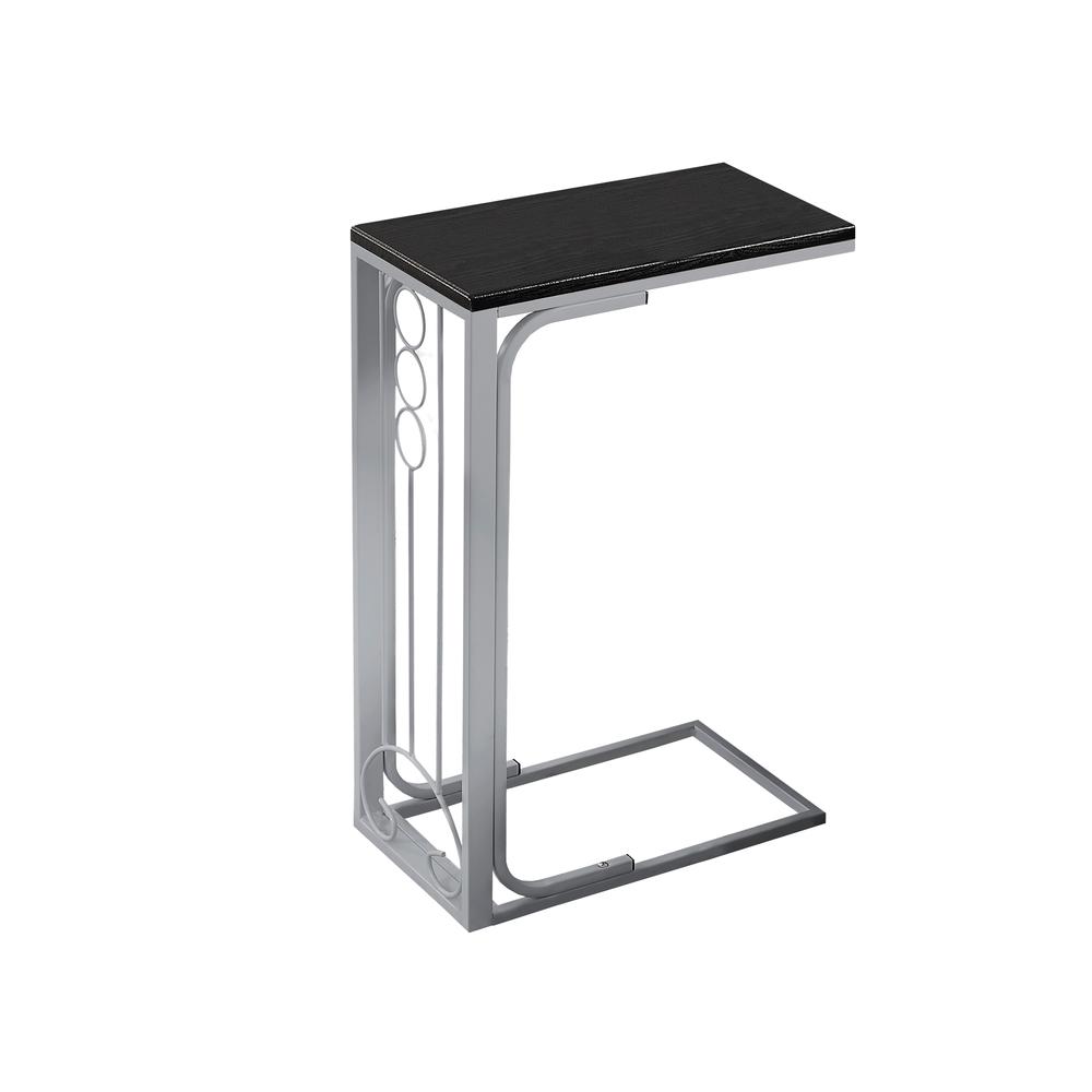 Leonice - Accent Table C-shaped End Side Snack Living Room Bedroom Black