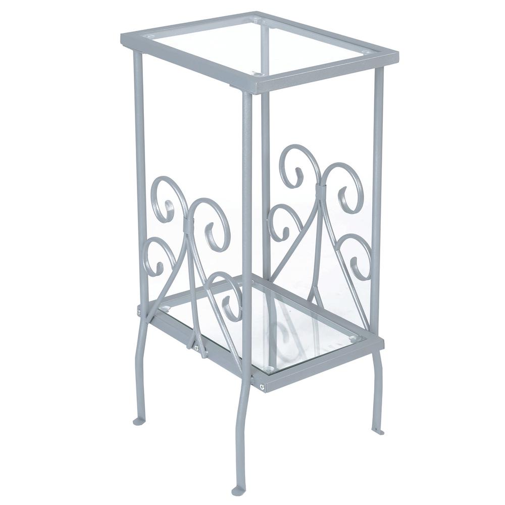 Geneva - Accent Table Side End Nightstand Lamp Living Room Bedroom Tempered
