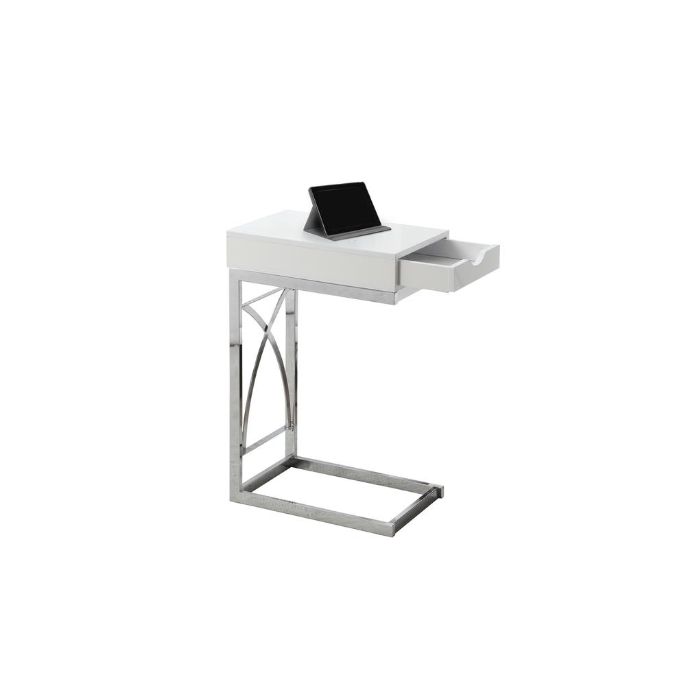 Daylan - Accent Table C-shaped End Side Snack Storage Drawer Living Room