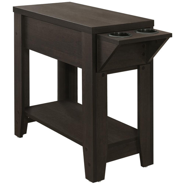 Kirchem - Accent Table Side End Storage Lamp Living Room Bedroom Brown