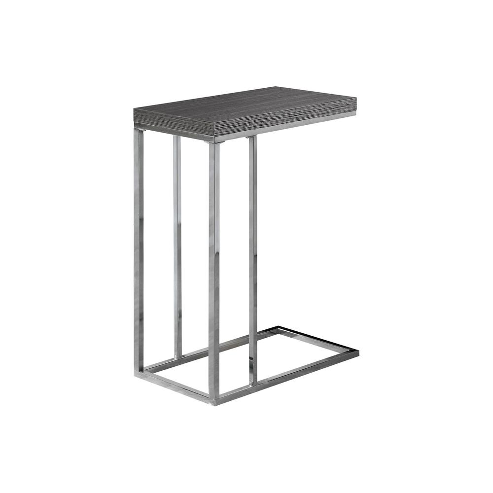 Cayla - Accent Table C-shaped End Side Snack Living Room Bedroom Grey