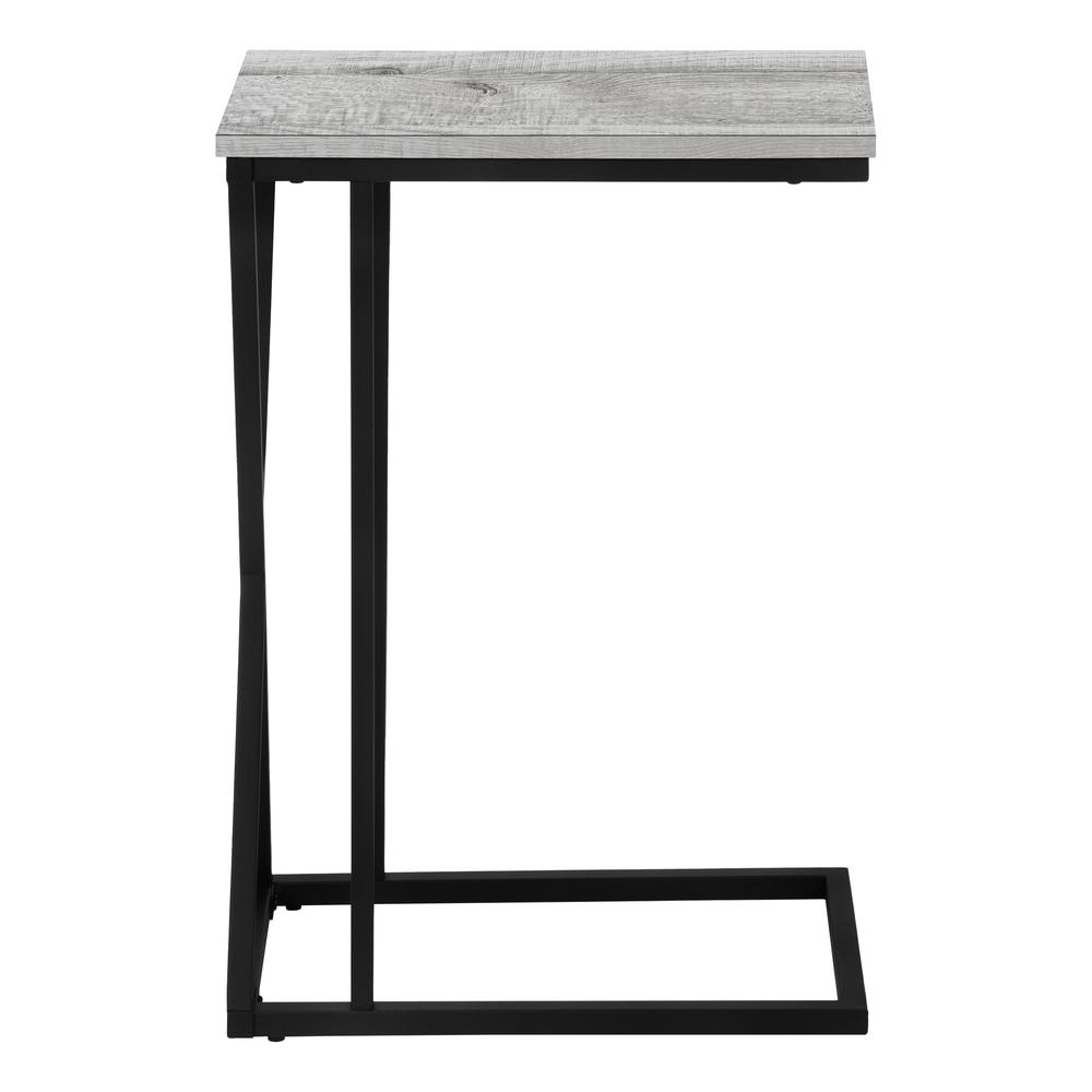 Elegant - Accent Table C-shaped End Side Snack Living Room Bedroom Grey