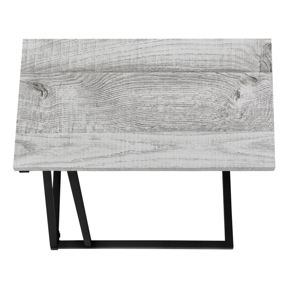 Elegant - Accent Table C-shaped End Side Snack Living Room Bedroom Grey