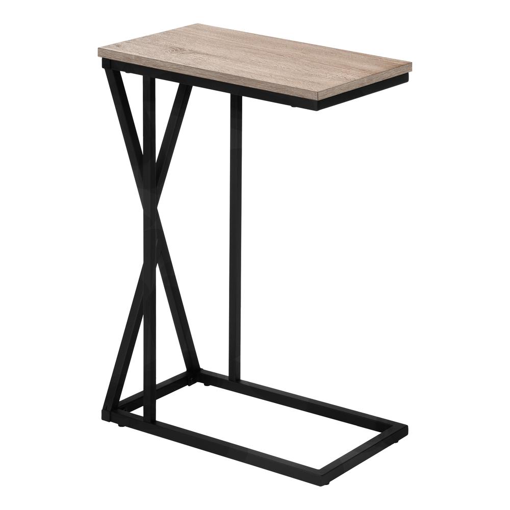Melody - Accent Table C-shaped End Side Snack Living Room Bedroom Brown