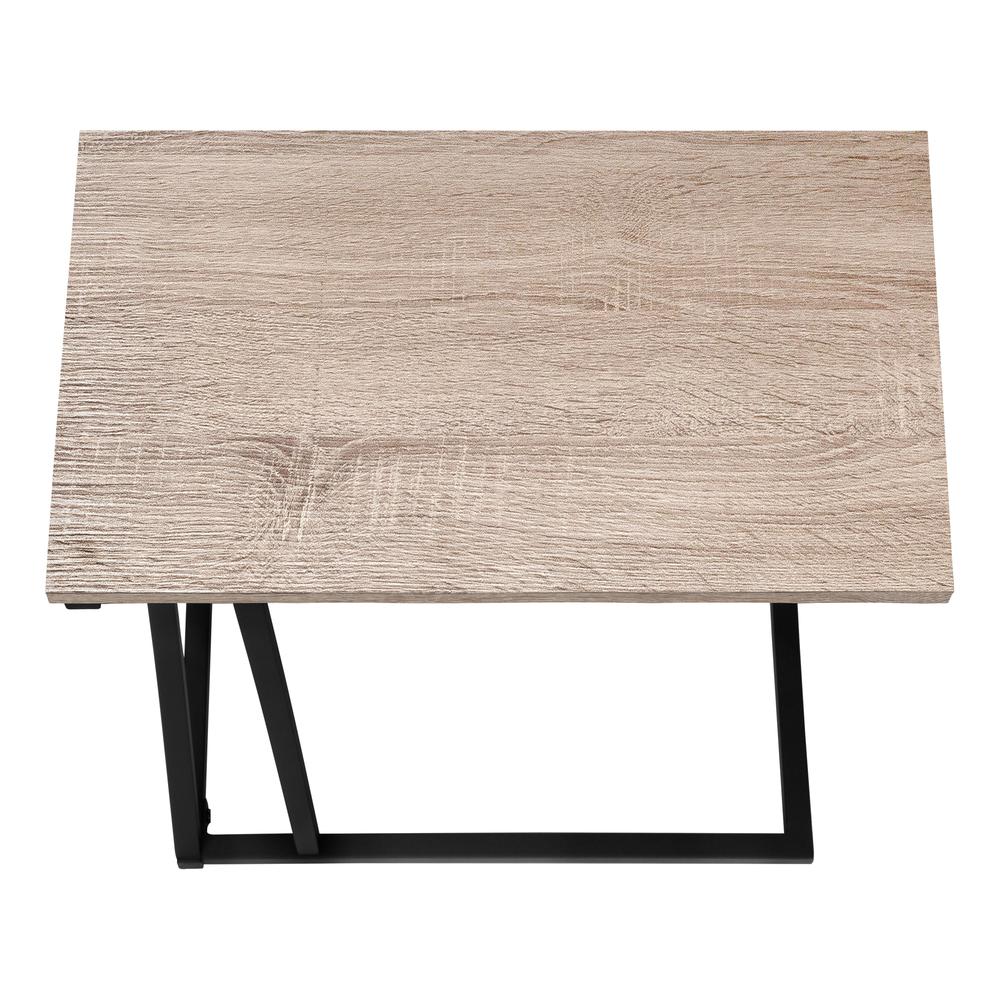 Melody - Accent Table C-shaped End Side Snack Living Room Bedroom Brown
