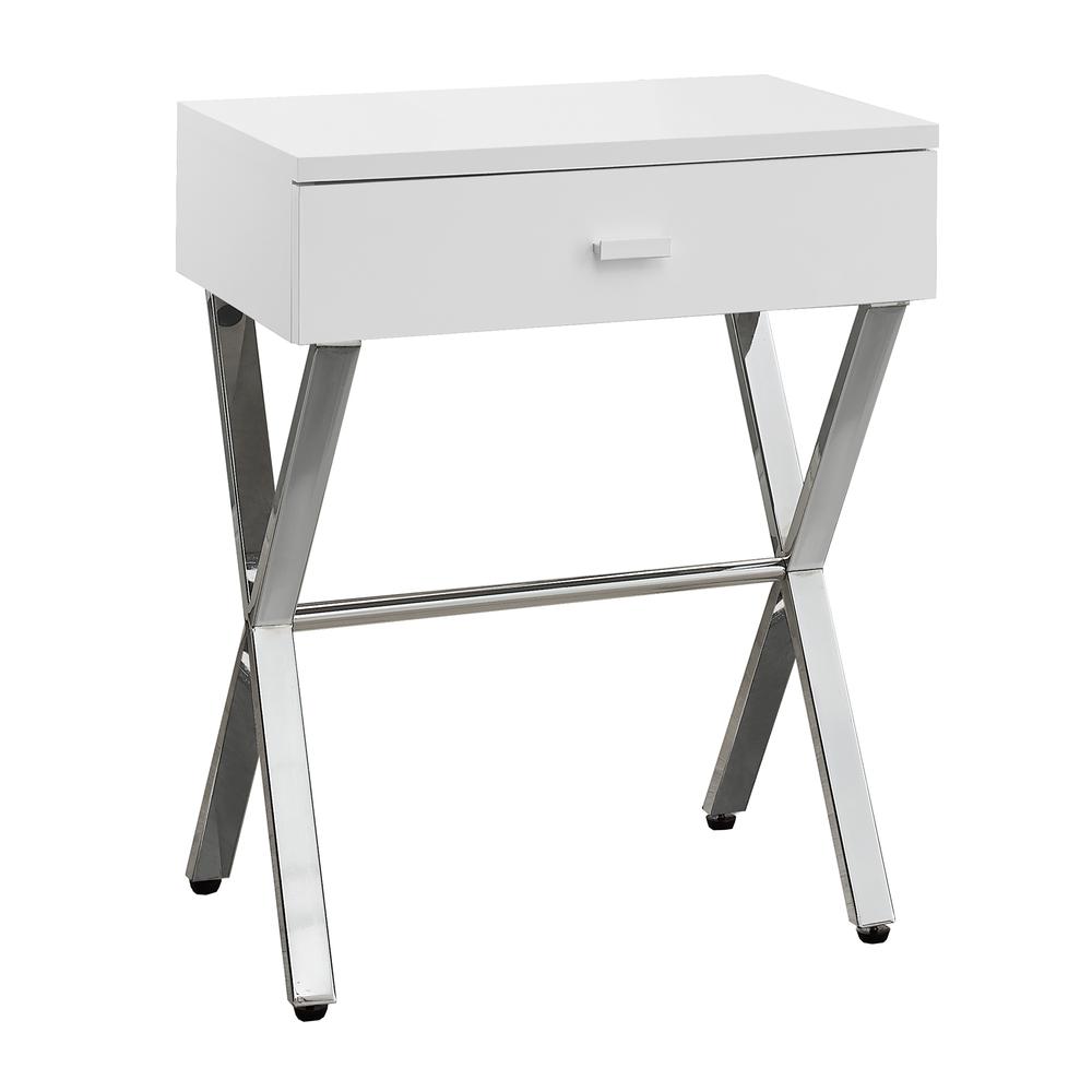 Gardner - Accent Table Side End Nightstand Lamp Storage Drawer Living Room