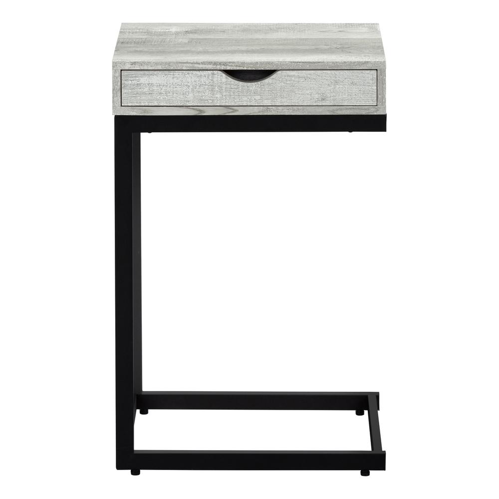 Swanson - Accent Table C-shaped End Side Snack Storage Drawer Living Room