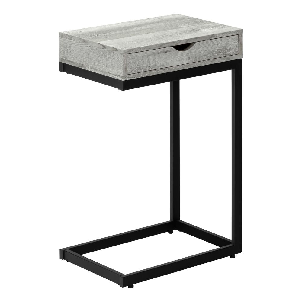 Swanson - Accent Table C-shaped End Side Snack Storage Drawer Living Room