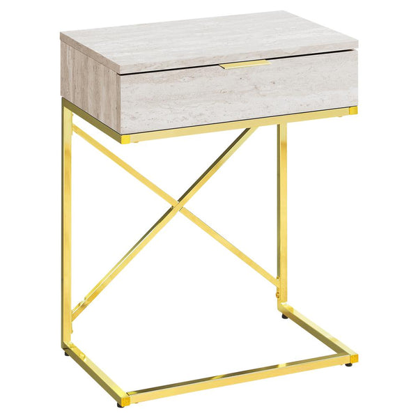 Valencia - Accent Table Side End Nightstand Lamp Storage Drawer Living Room