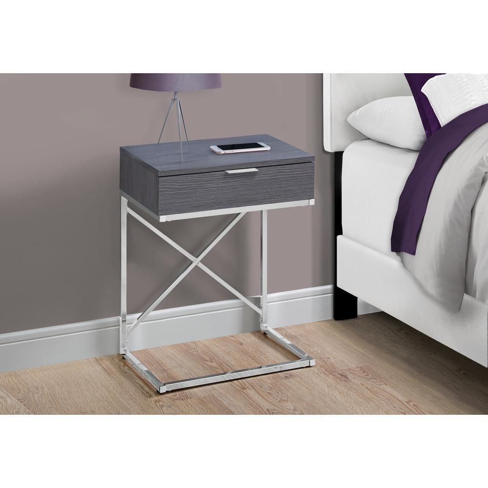 Wera - Accent Table Side End Nightstand Lamp Storage Drawer Living Room