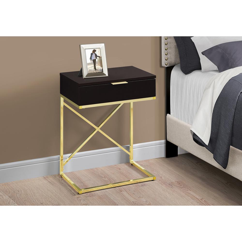 Pandora - Accent Table Side End Nightstand Lamp Storage Drawer Living Room