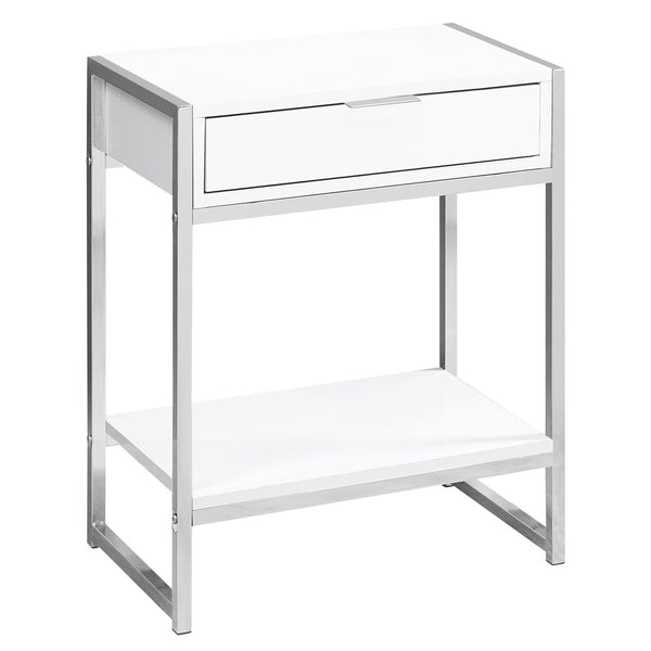 Sylvia - Accent Table Side End Nightstand Lamp Storage Drawer Living Room