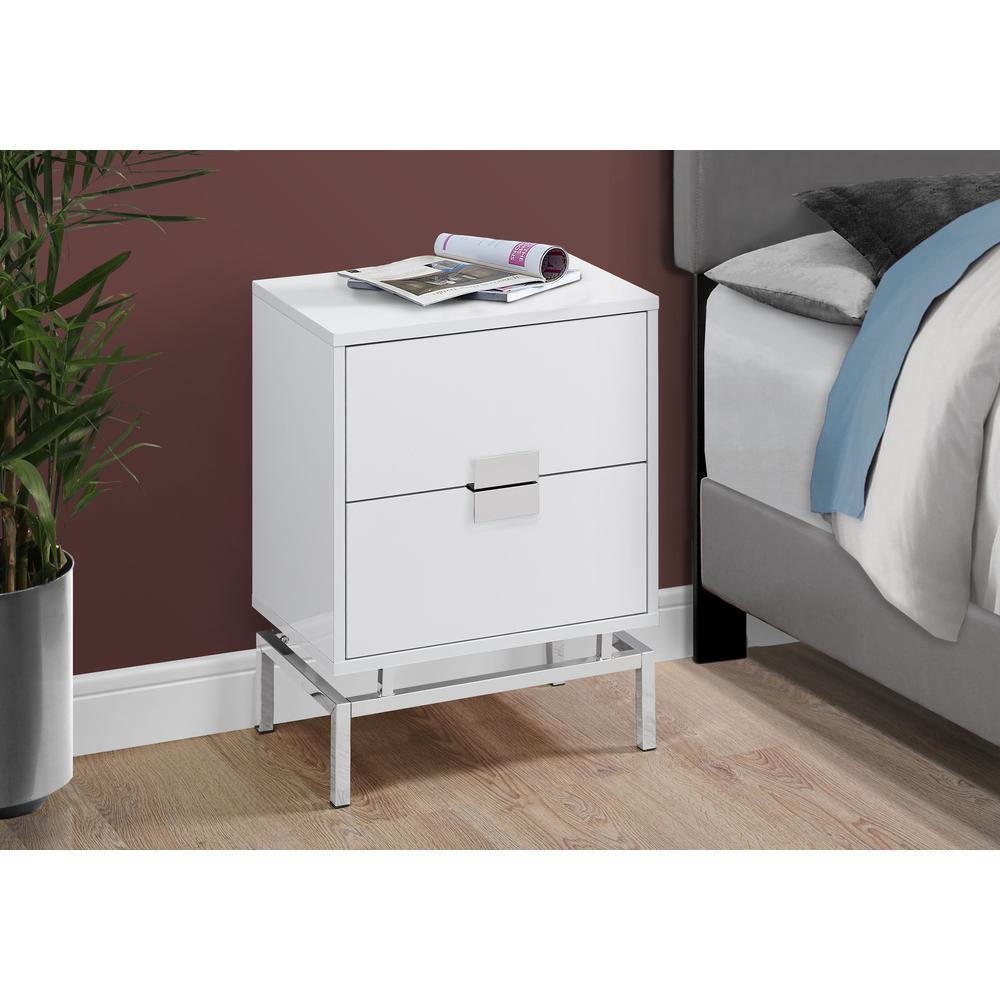 Lovy - Accent Table Side End Nightstand Lamp Storage Drawer Living Room