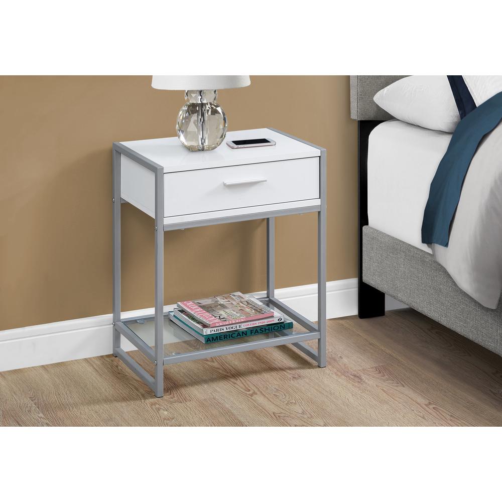 Winton - Accent Table Side End Nightstand Lamp Storage Drawer Living Room