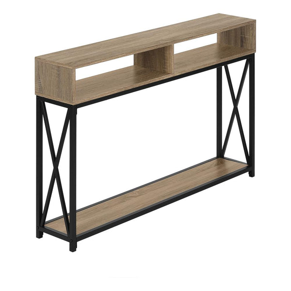 Zanetta - Accent Table Console Entryway Narrow Sofa Living Room Bedroom Brown