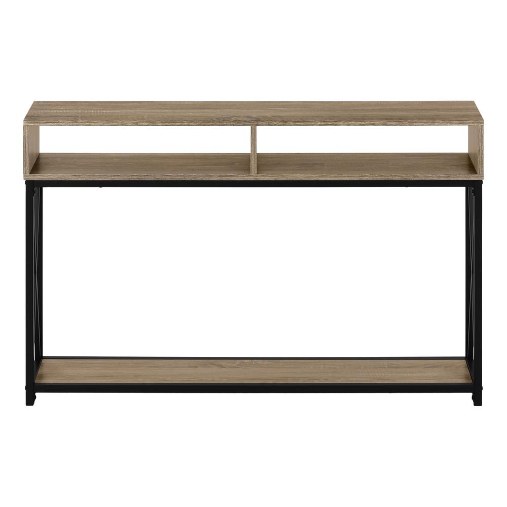Zanetta - Accent Table Console Entryway Narrow Sofa Living Room Bedroom Brown