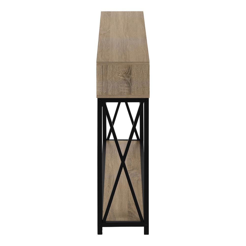 Zanetta - Accent Table Console Entryway Narrow Sofa Living Room Bedroom Brown
