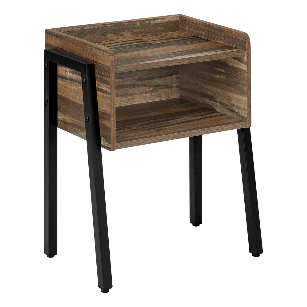 Pascha - Accent Table Side End Nightstand Lamp Living Room Bedroom Brown