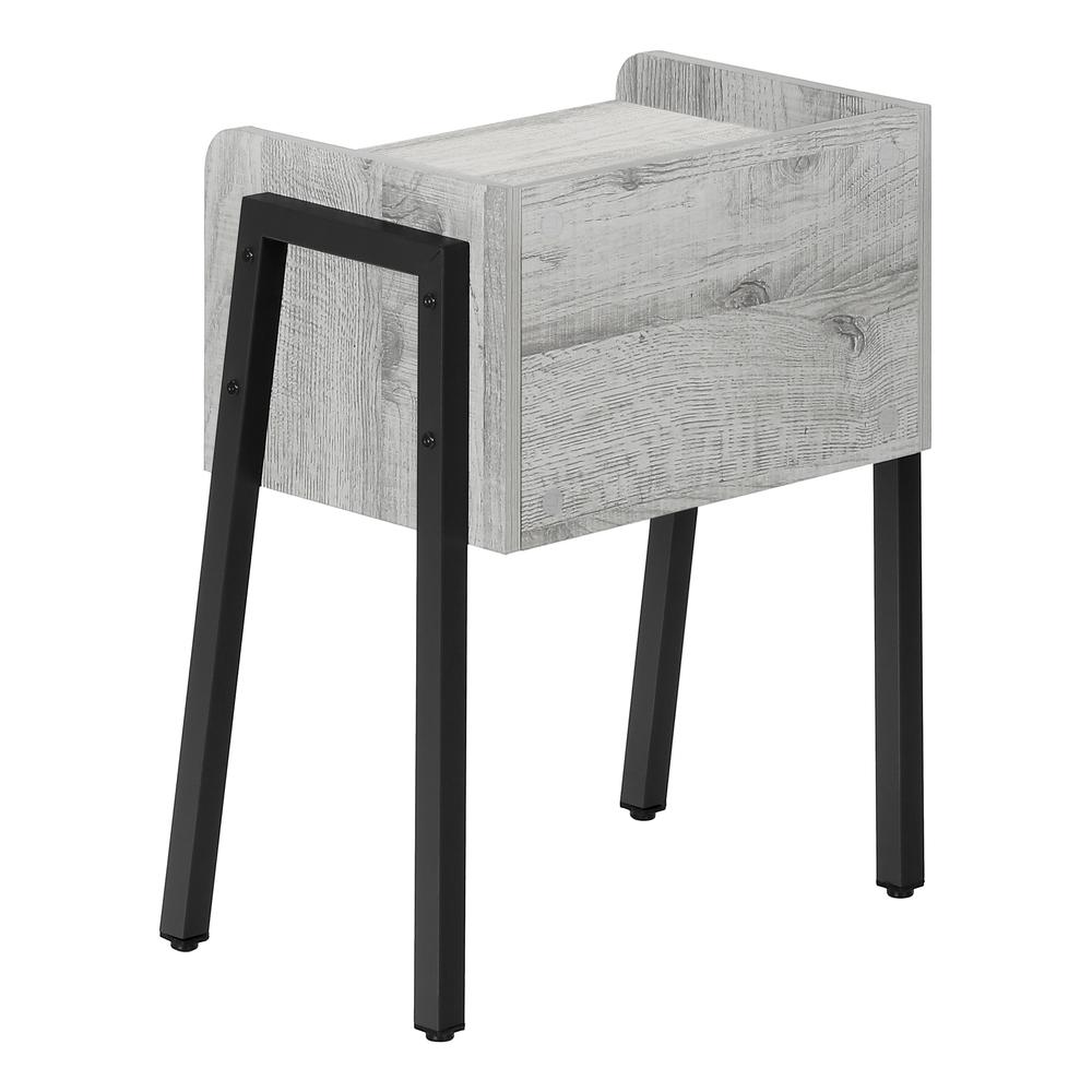 Cyprien - Accent Table Side End Nightstand Lamp Living Room Bedroom Grey