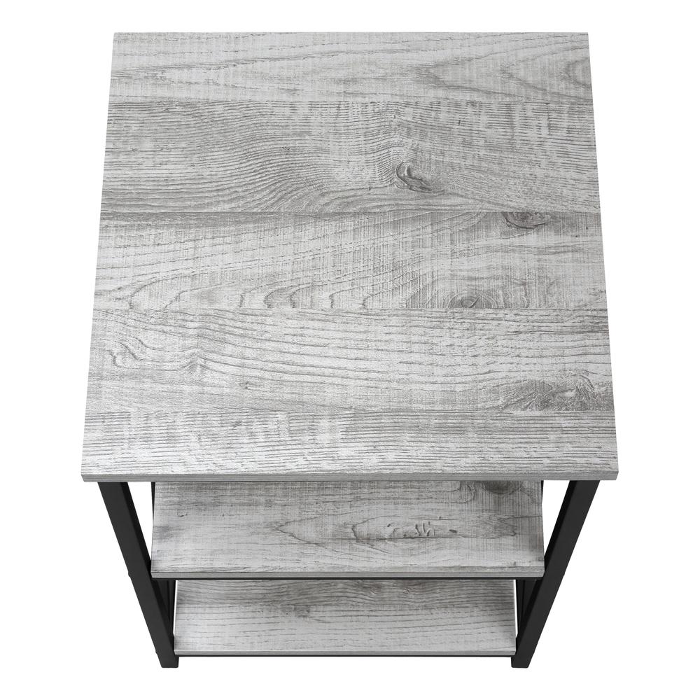 Caramay - Accent Table Side End Nightstand Lamp Living Room Bedroom Grey
