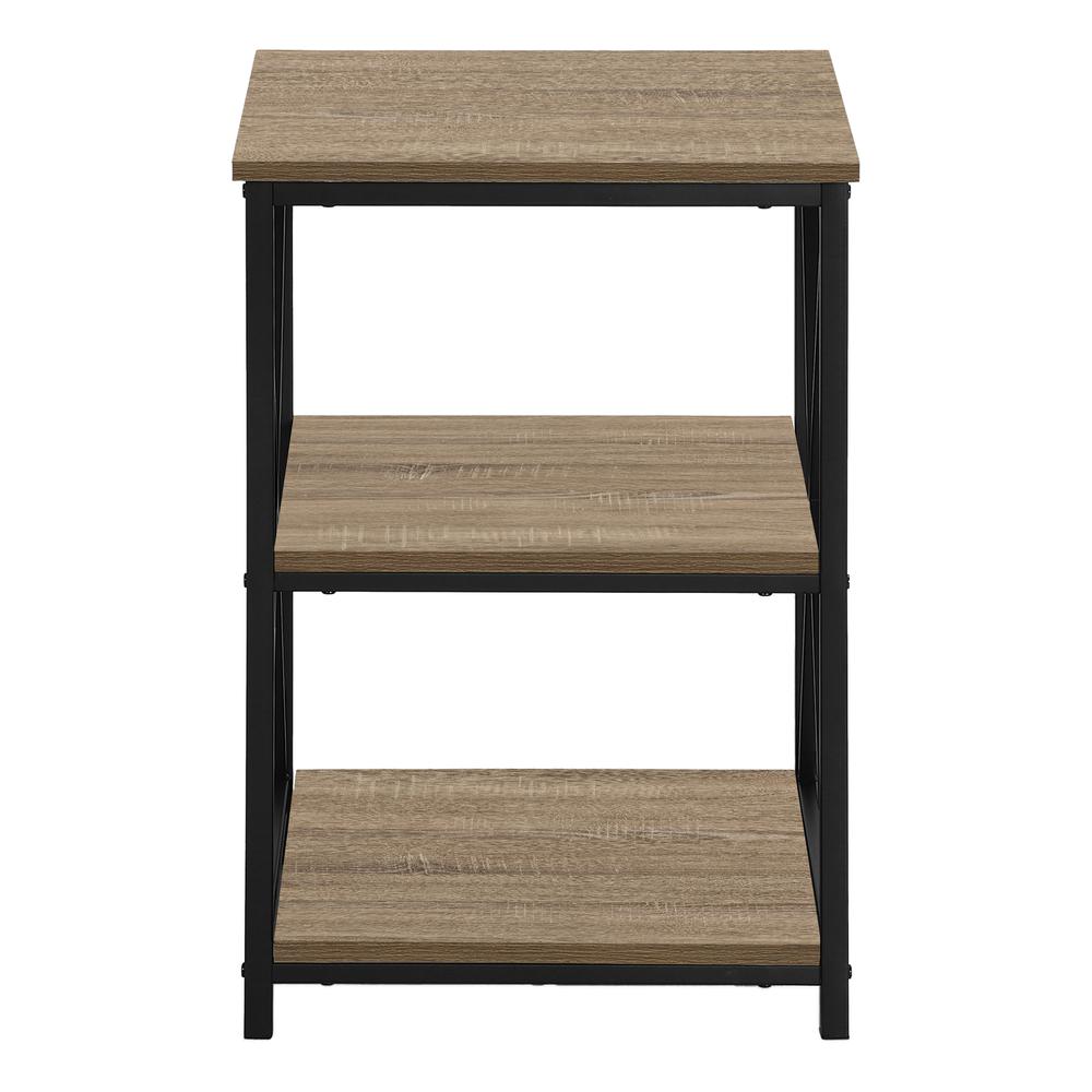 Hansel - Accent Table Side End Nightstand Lamp Living Room Bedroom Brown