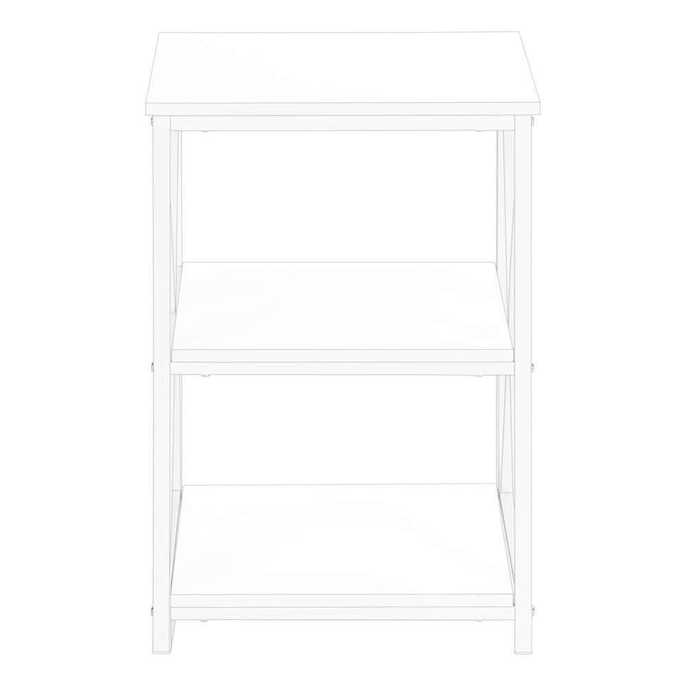 Tannis - Accent Table Side End Nightstand Lamp Living Room Bedroom White