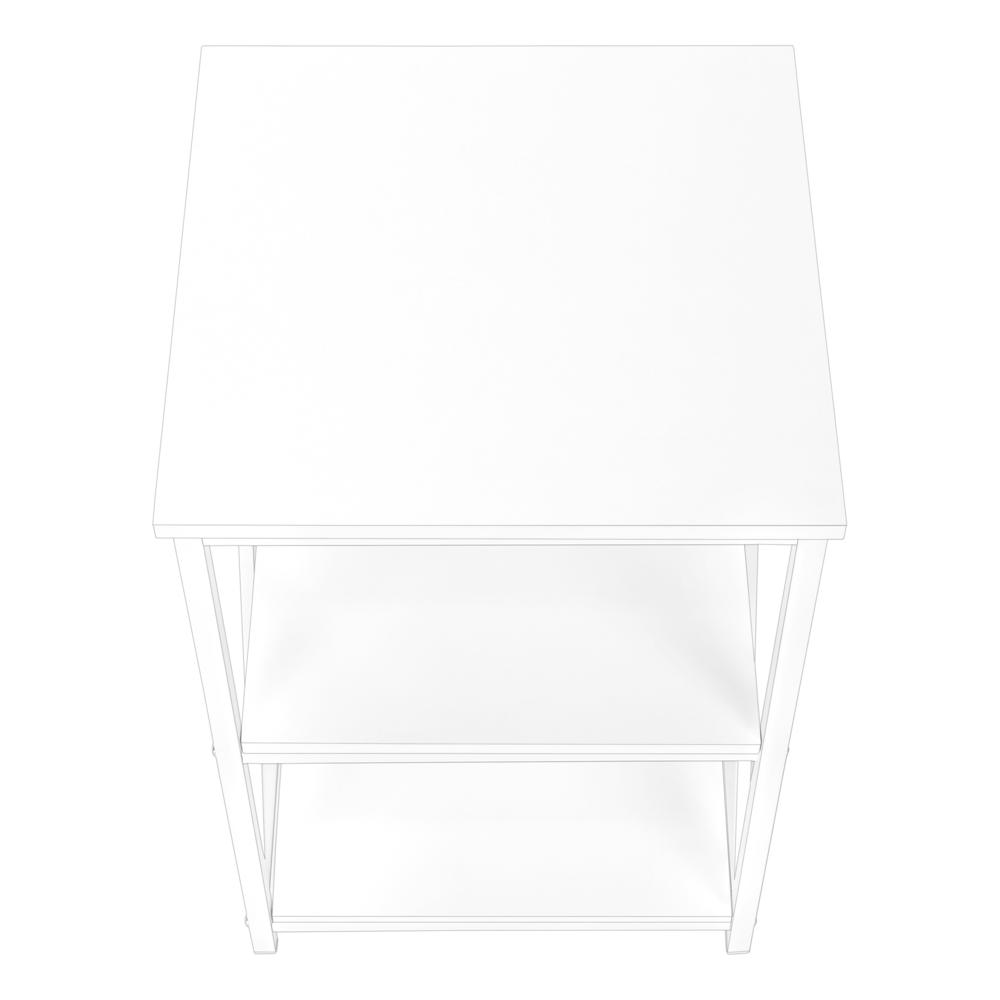 Tannis - Accent Table Side End Nightstand Lamp Living Room Bedroom White