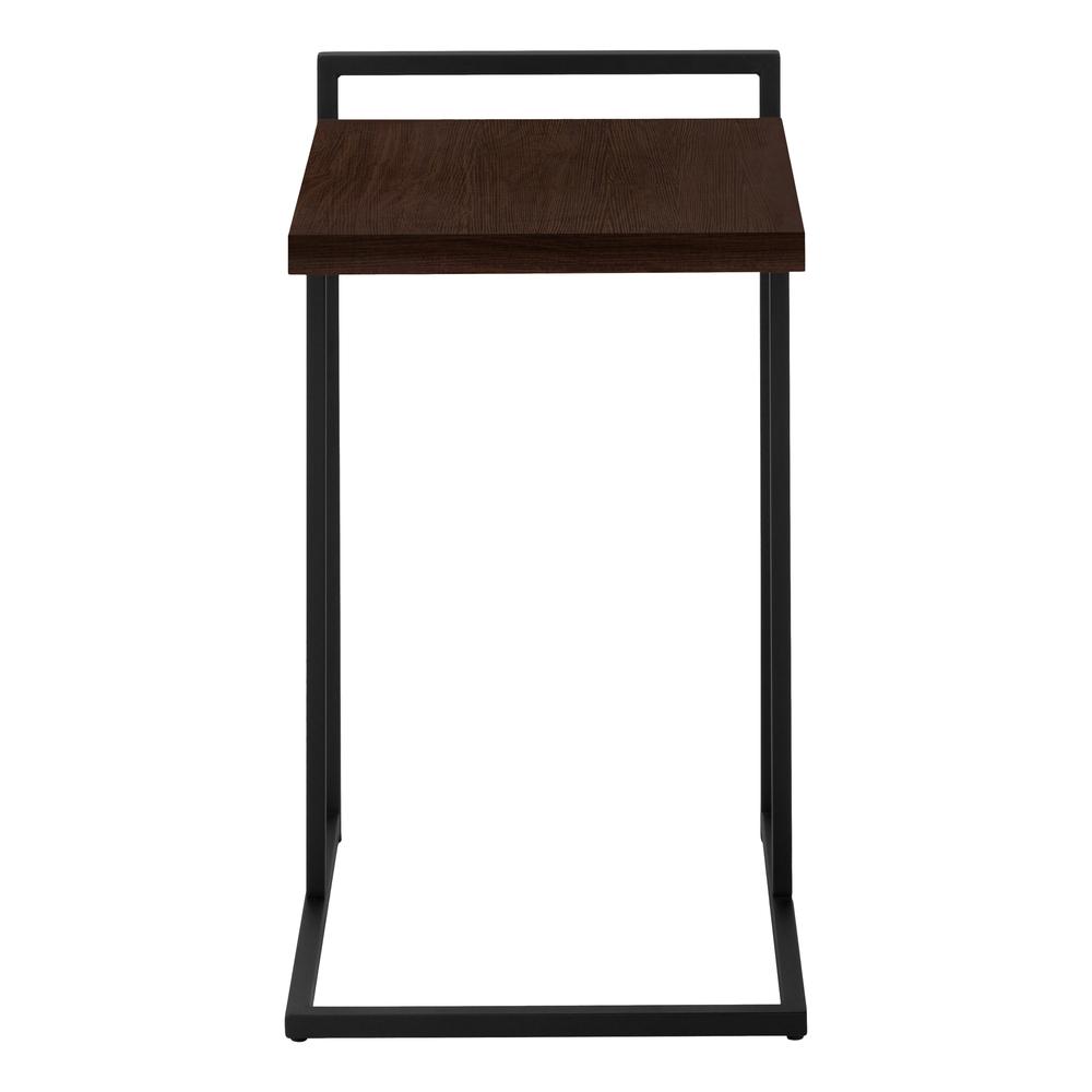Iria - Accent Table C-shaped End Side Snack Living Room Bedroom Brown