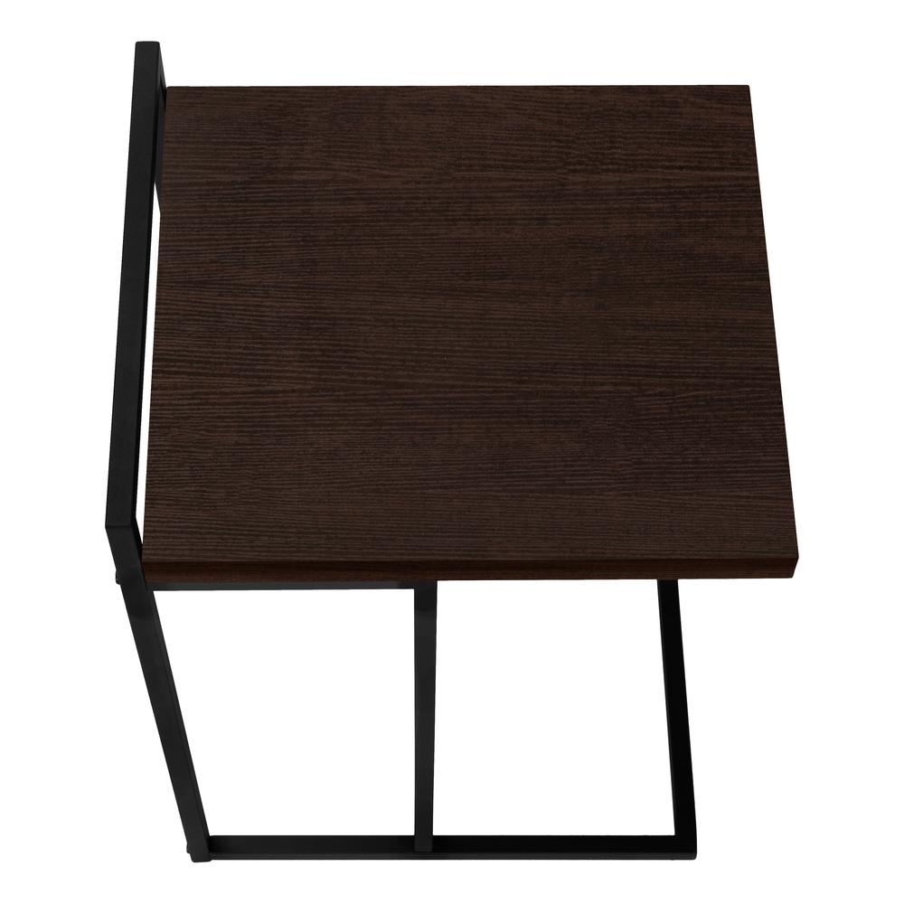 Iria - Accent Table C-shaped End Side Snack Living Room Bedroom Brown
