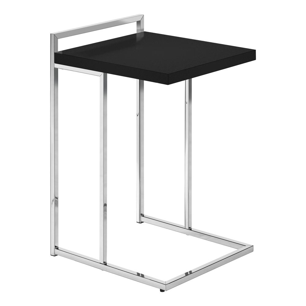 Romina - Accent Table C-shaped End Side Snack Living Room Bedroom Black