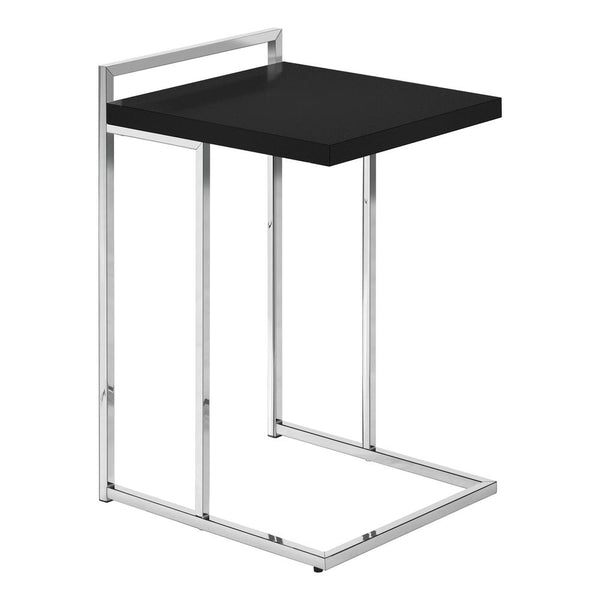 Romina - Accent Table C-shaped End Side Snack Living Room Bedroom Black